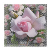 ピンクパーフェクト~セラミックタイル タイル (正面)