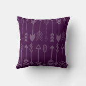 ピンクパープルとブルーユニコーン&矢印パターン クッション (裏面)