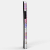 ピンクパープルと金ゴールドマーブルゲードとモノグラム Case-Mate iPhoneケース (裏面/右)