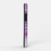 ピンクパープルの花の情熱抽象フラクタルアート Case-Mate iPhoneケース (裏面/右)