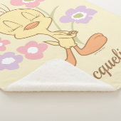 ピンクパープルの花をピンクに シェルパブランケット (3/4)