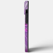 ピンクパープルの花情熱抽象フラクタルアート Case-Mate iPhoneケース (裏面 / 左)