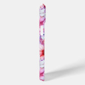 ピンクパープルウォーターの色のフローラパーソナライズされた名 Case-Mate iPhoneケース (裏面 / 右)