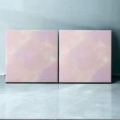 ピンクパープルウォーター色エレガント抽象芸術春 タイル