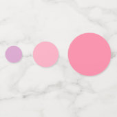 ピンクパープルエレガントカラーモダンテンプレート コンフェッティ (正面)