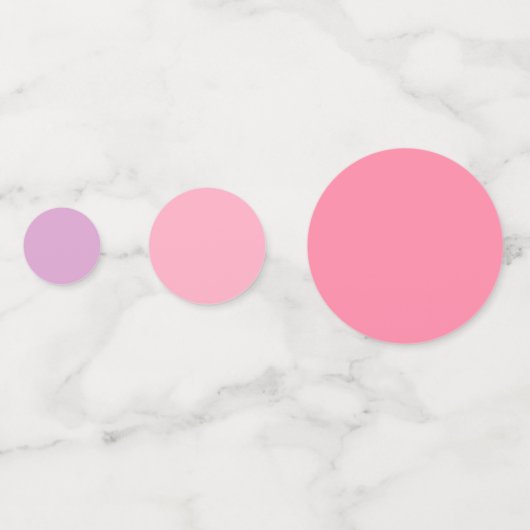 ピンクパープルエレガントカラーモダンテンプレート コンフェッティ (裏面)