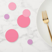 ピンクパープルエレガントカラーモダンテンプレート コンフェッティ (グループ)