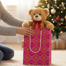 ピンクパープルオレンジクレヨンダイヤモンドジオメトリック