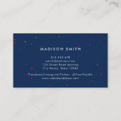 ピンクパープルオレンジストロ鮮やかッモダンク 名刺 (裏面)