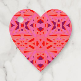 ピンクパープルオレンジレディース結婚バレンタインギフト フェイバータグ