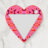 ピンクパープルオレンジレディース結婚バレンタインギフト フェイバータグ (裏面)