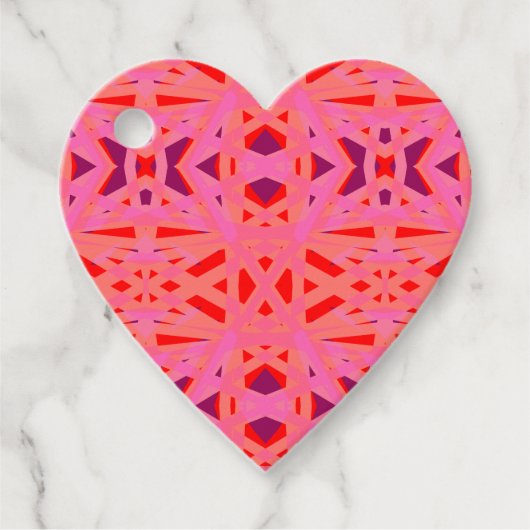 ピンクパープルオレンジレディース結婚バレンタインギフト フェイバータグ (正面)