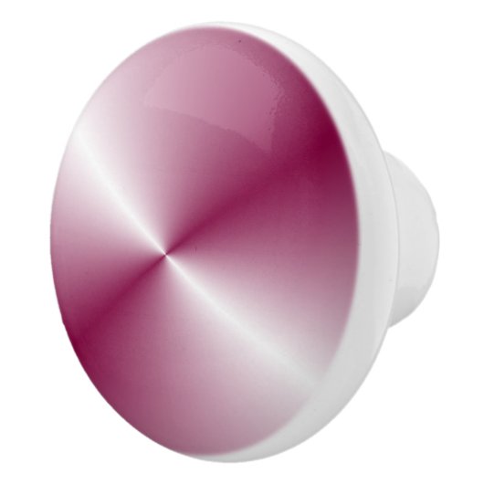 ピンクパープルカラーエレガントのカスタムテンプレート セラミックノブ (右)