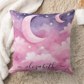 ピンクパープルクラウド装飾用クッション クッション (ブランケット)