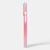 ピンクパープルグラディエントミニマルハートスクリプト名 Case-Mate iPhoneケース (裏面 / 左)