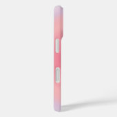 ピンクパープルグラディエントミニマルハートスクリプト名 Case-Mate iPhoneケース (裏面 / 右)