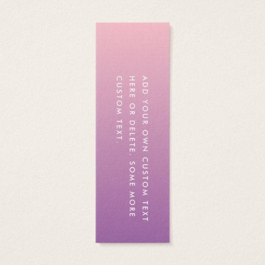 ピンクパープルグラデーションDIY価格つるラベル (裏面)