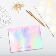 ピンクパープルグリッターはホログラフィック名を乾燥させる