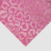 ピンクパープルグリッターヒョウアニマルプリントグラデーション 薄葉紙 (詳細)