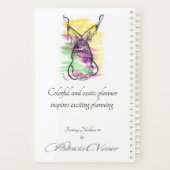 ピンクパープルグリーンファンタジーネックレス プランナー手帳 (裏面)