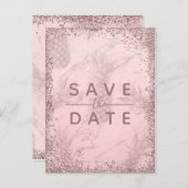 ピンクパープルスターリースカイコズミック銀河系保存日 案内ポストカード (正面/裏面)