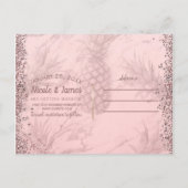 ピンクパープルスターリースカイコズミック銀河系保存日 案内ポストカード (裏面)