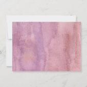 ピンクパープルスリーレックスガールディオナース誕生日 サンキューカード (裏面)