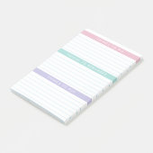 ピンクパープルターコイズ3カテゴリ毎日 ポストイット (アングル)