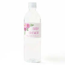 ピンクパープルダリアガールベビーシャワー