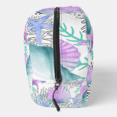 ピンクパープルティール（緑がかった色）コーラルシーシェルズキュートビーチイ ドップキット (右)