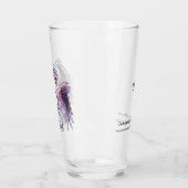 ピンクパープルドラゴン10月の誕生石オパール タンブラーグラス (左)