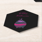 ピンクパープルハロウィーン紙コースター ペーパーコースター (アングル)