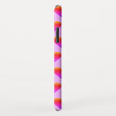 ピンクパープルハートラブバレンタインデー Case-Mate iPhoneケース (裏面/右)