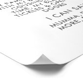 ピンクパープルバタフライガールズ1stバースデーマイルストーン ポスター (角)