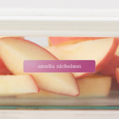 ピンクパープルパステルグラデーショングラディエント防水 ラベル (貼付)