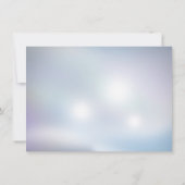 ピンクパープルフェアリープリンセスガールバースデーパーティー 招待状 (裏面)