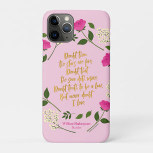 ピンクパープルフローラウィリアムシェイクスピア iPhone 11 PROケース
