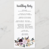 ピンクパープルフローラ結婚リース式 プログラム (裏面)