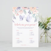 ピンクパープルフローラ蝶あなたの財布の何 (スタンド正面)