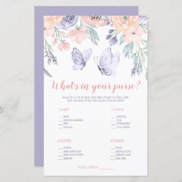 ピンクパープルフローラ蝶あなたの財布の何