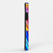 ピンクパープルブルーイエローグラフィックパターン Case-Mate iPhoneケース (裏面/右)