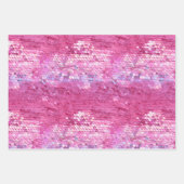 ピンクパープルブルーマーメイド ラッピングペーパーシート (正面2)