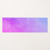 ピンクパープルベネチアン抽象芸術水彩 ヨガマット (正面(横))