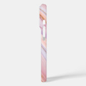 ピンクパープルベリーマーブル金ゴールドグリッターカスタマイズ Case-Mate iPhoneケース (裏面 / 左)