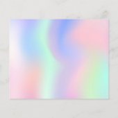 ピンクパープルホログラフィックフォトバジェット (裏面)