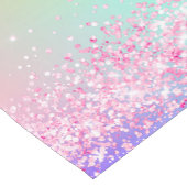 ピンクパープルホログラフィックメッティ ショートテーブルランナー (コーナー)