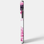 ピンクパープルホワイトフローラ美学 Case-Mate iPhoneケース (裏面 / 左)
