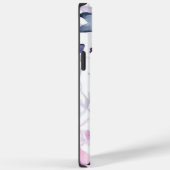 ピンクパープルホワイトフローラ美学 Case-Mate iPhoneケース (裏面 / 右)