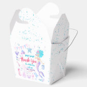 ピンクパープルマーメイドガール1st誕生日ありがとう フェイバーボックス (オープン)