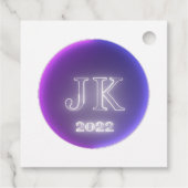 ピンクパープルメッセージカード2022 フェイバータグ (裏面)